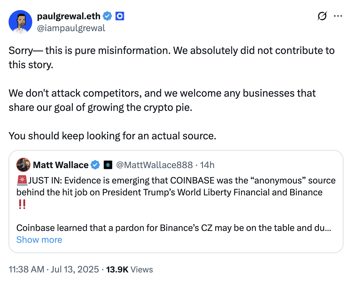 Coinbase, Bloomberg, Cryptocurrencies, Bitcoin Regulation, Changpeng Zhao, United States, Cryptocurrency Exchange, Donald Trump, Trumpcoin, Binance