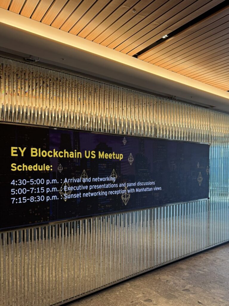 EEA & EY – NYC Blockchain meetup – Enterprise Ethereum Alliance