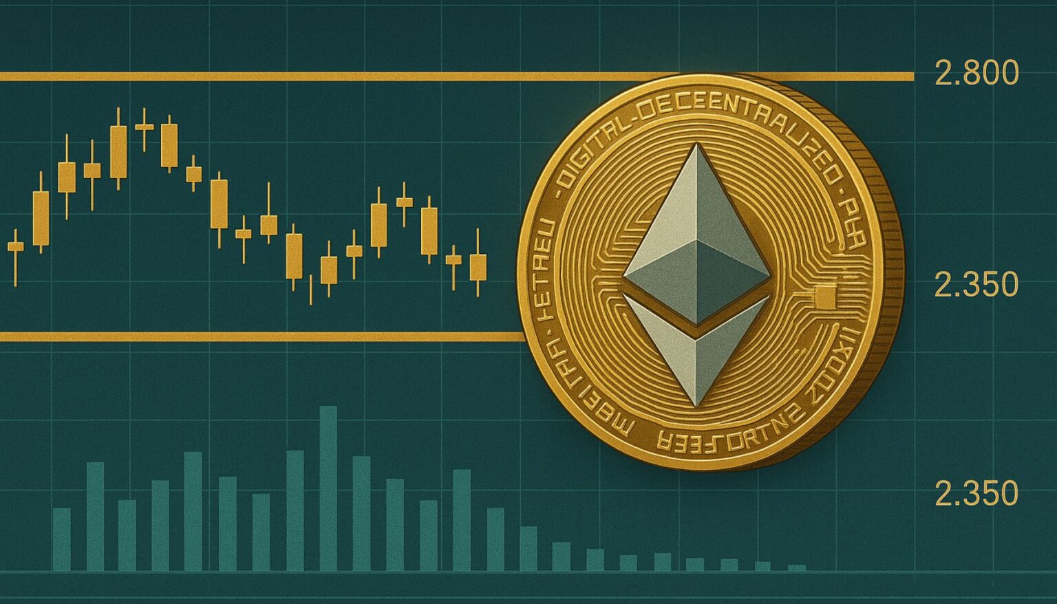 Ethereum Range Tightens – Liquidity Looms At $2,800 And $2,350