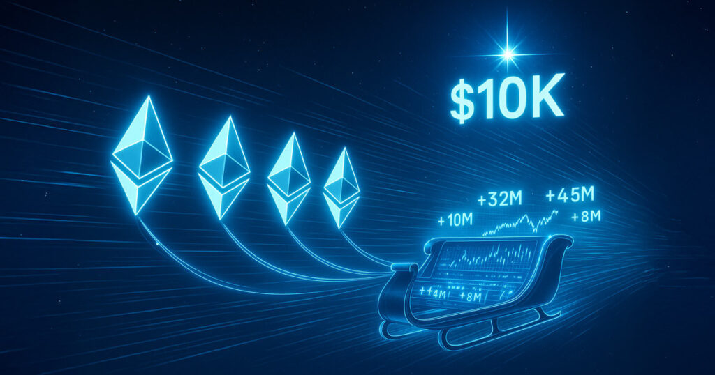 Is a $10K ETH Christmas rally now base-case? As Ethereum ETFs pull in $4 Billion in 2 weeks Is a $10K ETH Christmas rally now base-case? As Ethereum ETFs pull in $4 Billion in 2 weeks