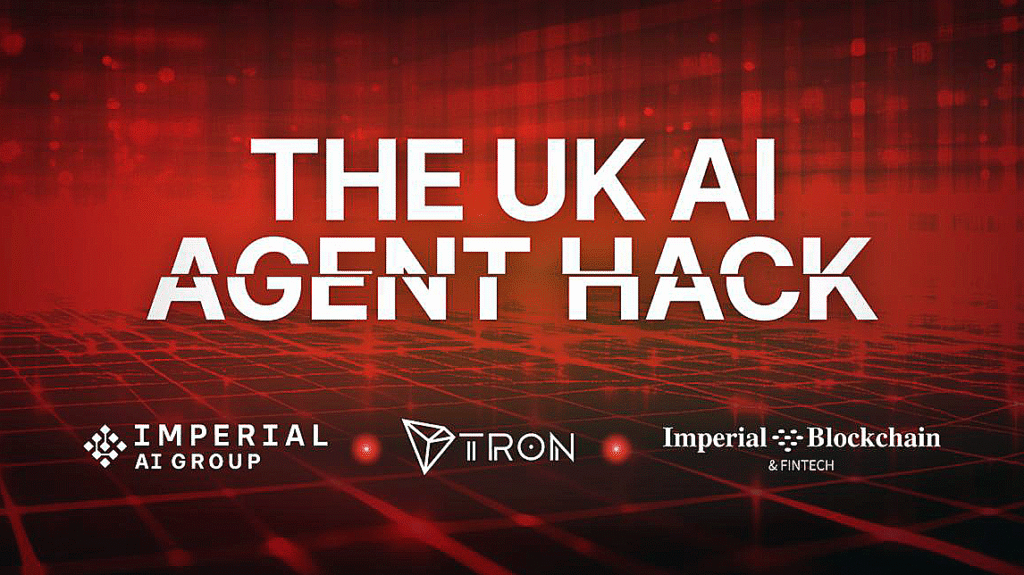 Justin Sun Named Best Blockchain Innovator at UK AI Agent Hackathon by Imperial College London, TRON DAO is Title Sponsor