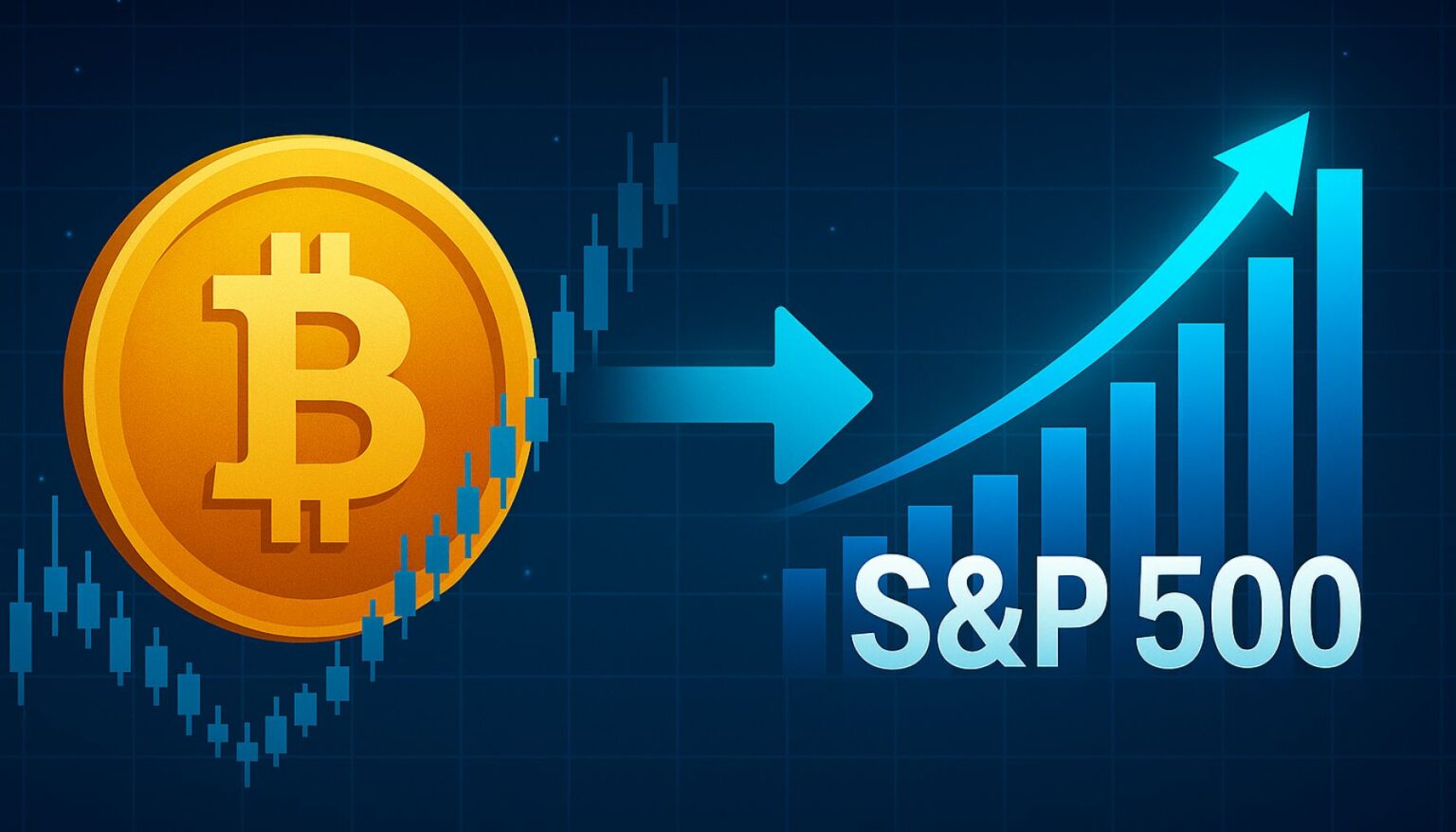 Bitcoin–S&P 500 Correlation Hits 80%, Tying Crypto To Stocks