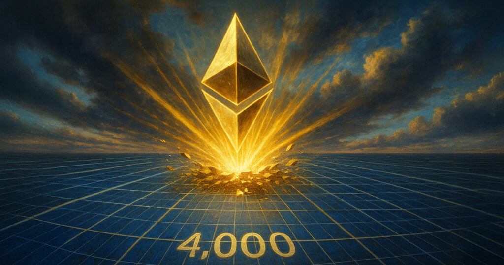 Ethereum soars past $4,000 as institutional demand spikes