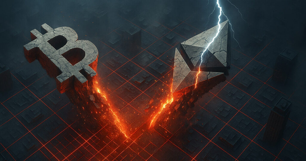 US Bitcoin and Ethereum ETFs face $1 billion outflow amid market dip