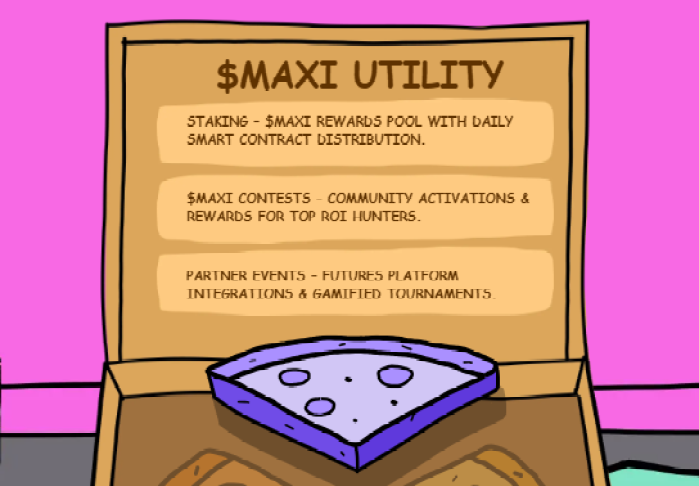 Maxi Doge announced utility on presale website. 