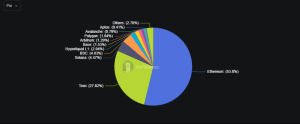 Stablecoin market share by chain