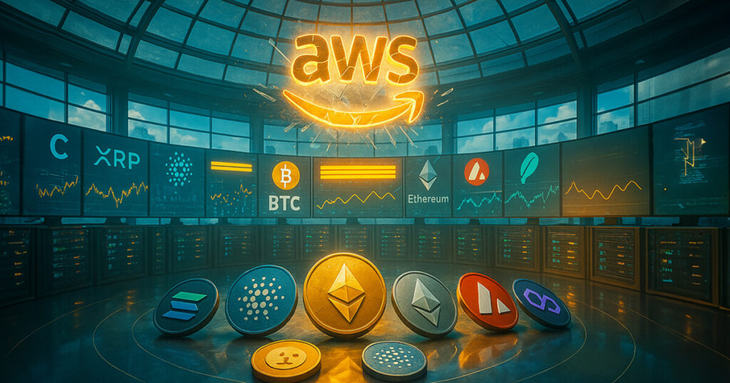 AWS failure exposes crypto's centralized weak point