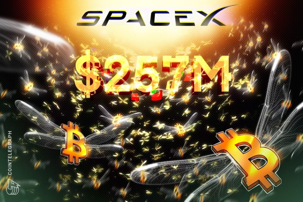 Elon Musk's SpaceX Moves $257M Bitcoin, In Second BTC Transfer in 3 Months