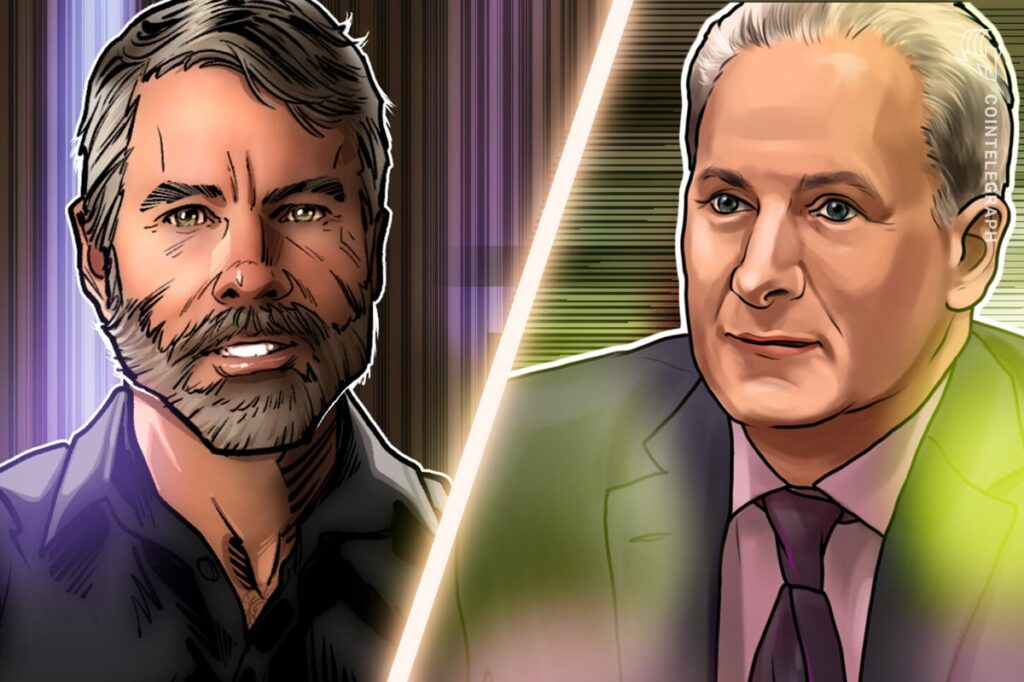 Peter Schiff Challenges Strategy's Michael Saylor to a Debate