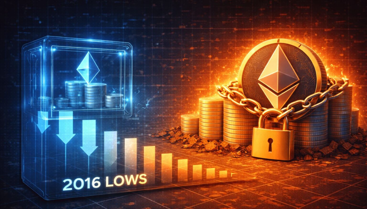 Ethereum Exchange Supply Falls To 2016 Lows – Long-Term Holding Dominates Ethereum Exchange Supply Falls To 2016 Lows – Long-Term Holding Dominates