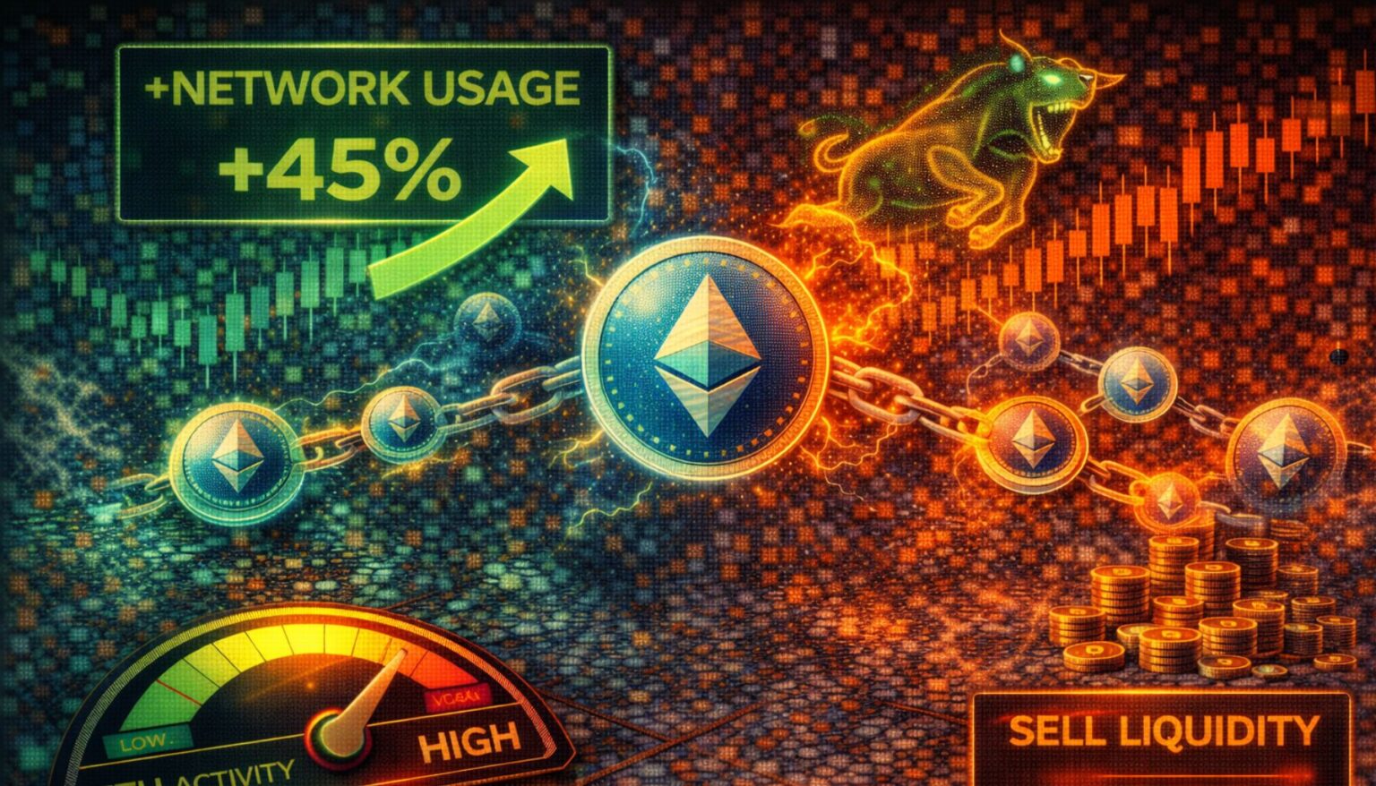 Ethereum Network Usage Jumps Nearly 45% As Bulls Push to Reclaim Higher Levels Ethereum Network Usage Jumps Nearly 45% As Bulls Push to Reclaim Higher Levels
